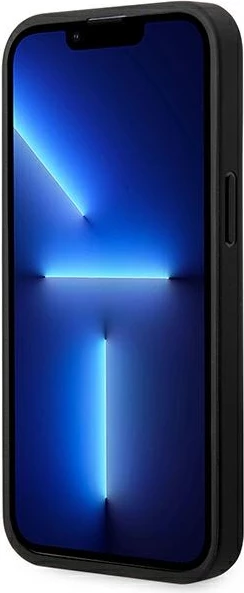 Mbështjellës BMW Leather Carbon për iPhone 14 Pro 6.1", i zi