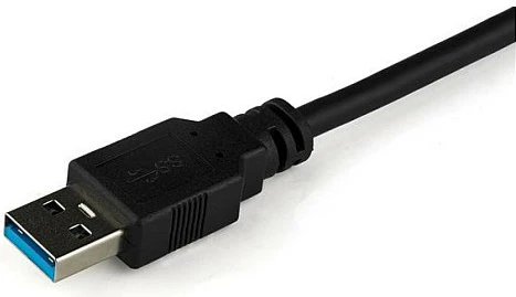 Kabllo adapter SATA n'USB StarTech USB3S2SAT3CB, USB 3.0, SATA III 6Gbps, 0.5 m, e zezë