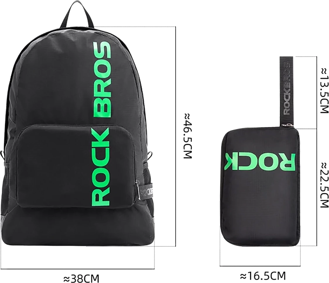 Çantë shpine sportive Rockbros H10-BK, 18L, najlon, e zezë