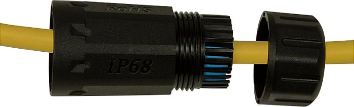 Adapter industrial RJ45 LogiLink Cat.6A, 2xRJ45, i zi