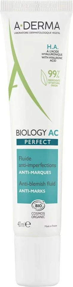 Fluid për fytyrë për femra A-Derma Biology AC Perfect Fluid, 40ml
