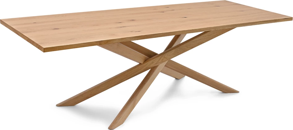 Tavolinë Stixis, ngjyrë natyrale, 200x95x76cm