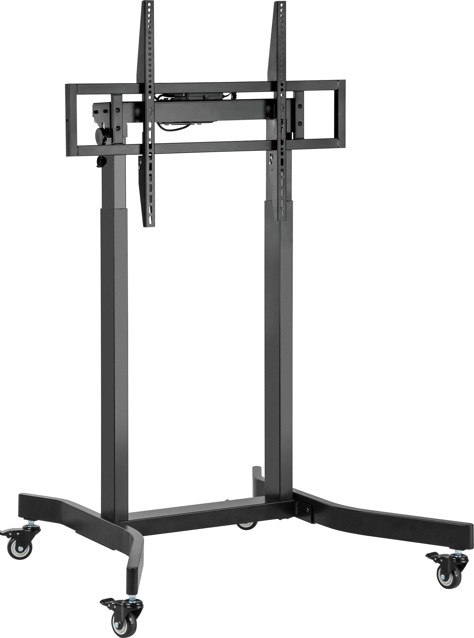 Mbajtëse dyshemeje për TV/Monitor EQUIP 650632, 55"-100", VESA 800x600, me rrota, 120 kg, e zezë