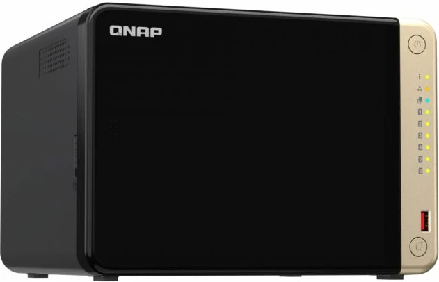 server NAS QNAP TS-664-8G, 6-bay, 8GB RAM, 2x2.5GbE, HDMI 4K, e zezë