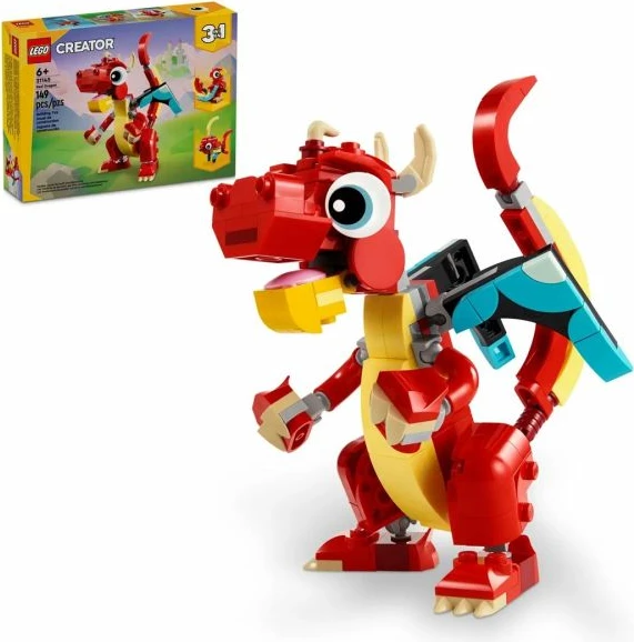 Lego lodër për fëmijë, e kuqe