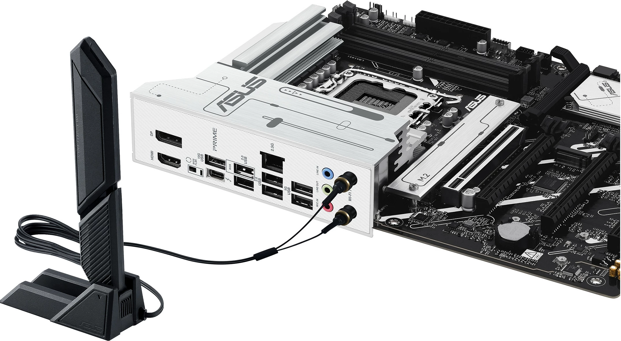 Pllakë amë ASUS PRIME Z890-P WIFI, Intel, LGA 1851, DDR5, 192 GB, e zezë