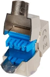 Modul Keystone Lanberg, RJ45, FTP kat. 8.1, pa vegla për montim, ngjyrë argjendi