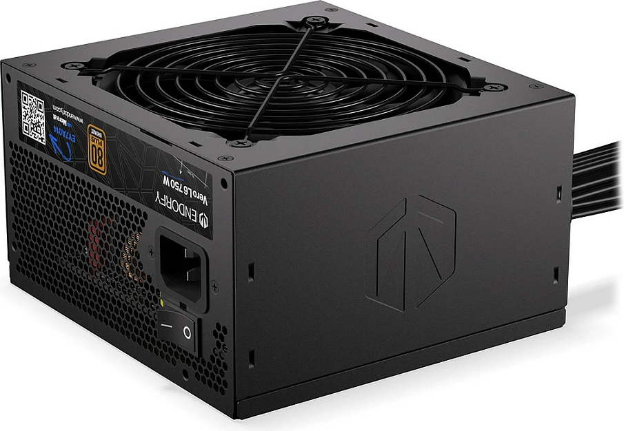 Furnizues rryme Endorfy Vero L6 750W, 80 PLUS Bronze, ATX 3.1, e zezë