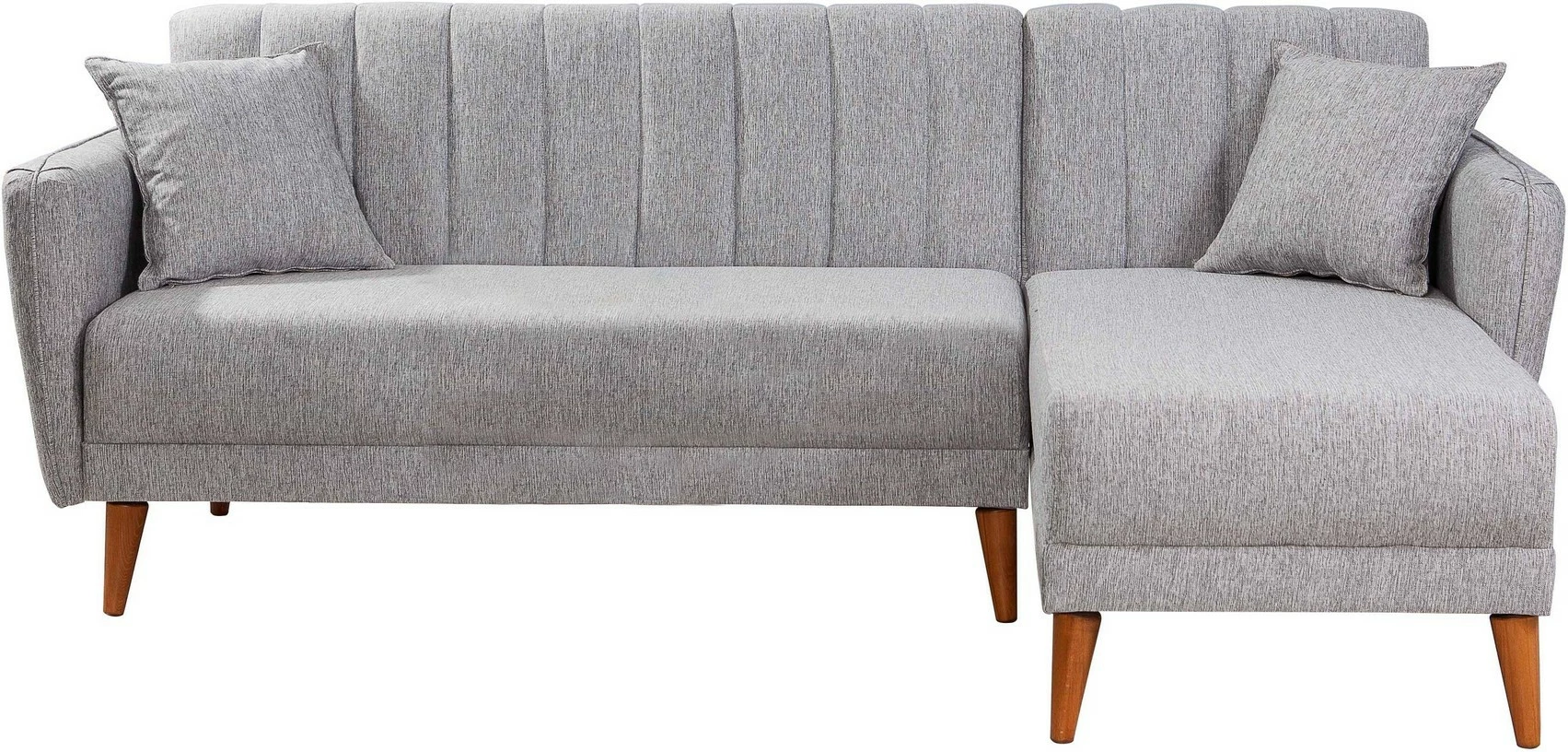 Kënd-sofë krevati Atelier del Sofa, kënd i djathtë, ngjyrë gri