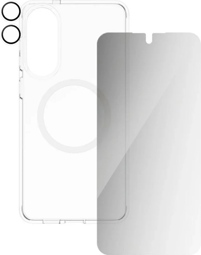 Set mbrojtës 3-në-1 PanzerGlass CARE për Samsung Galaxy S25 Edge, transparent