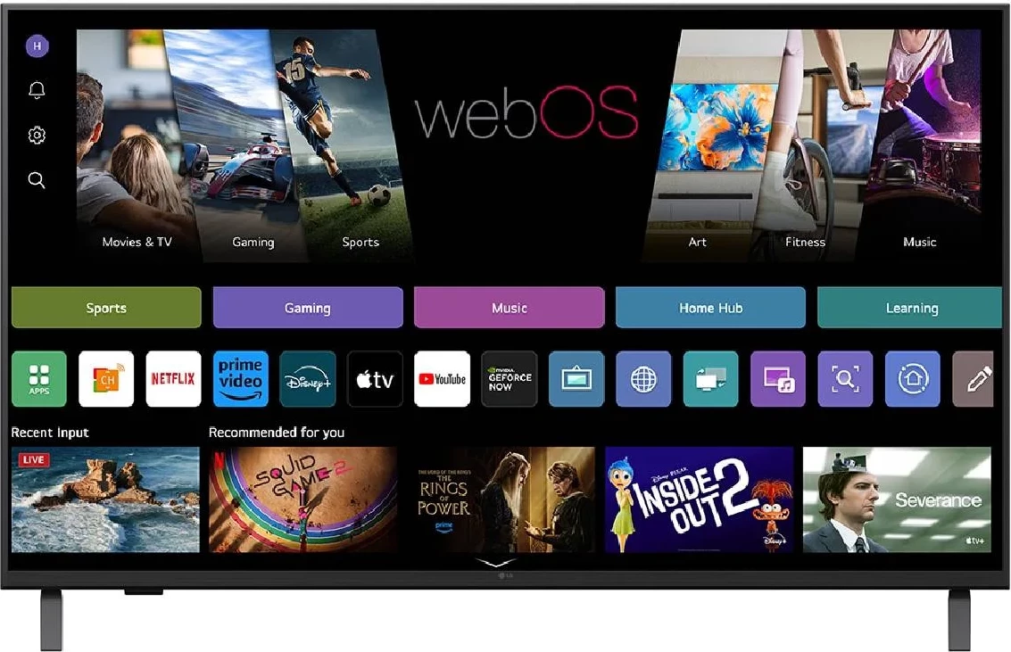 Televizor LED LG 43UA75003LA 43" 4K UHD, Smart webOS 23, 60Hz, α5 AI Processor, HDR10/HLG, 3x HDMI, Wi‑Fi, Bluetooth