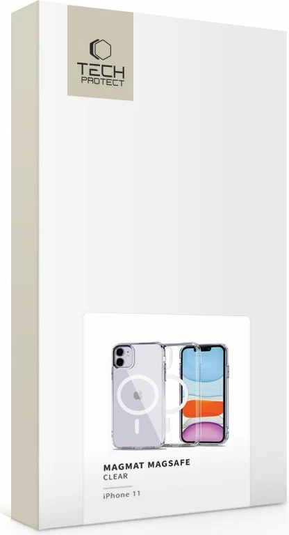 Mbështjellës Tech-Protect MagMat për iPhone 11, MagSafe, Transparent