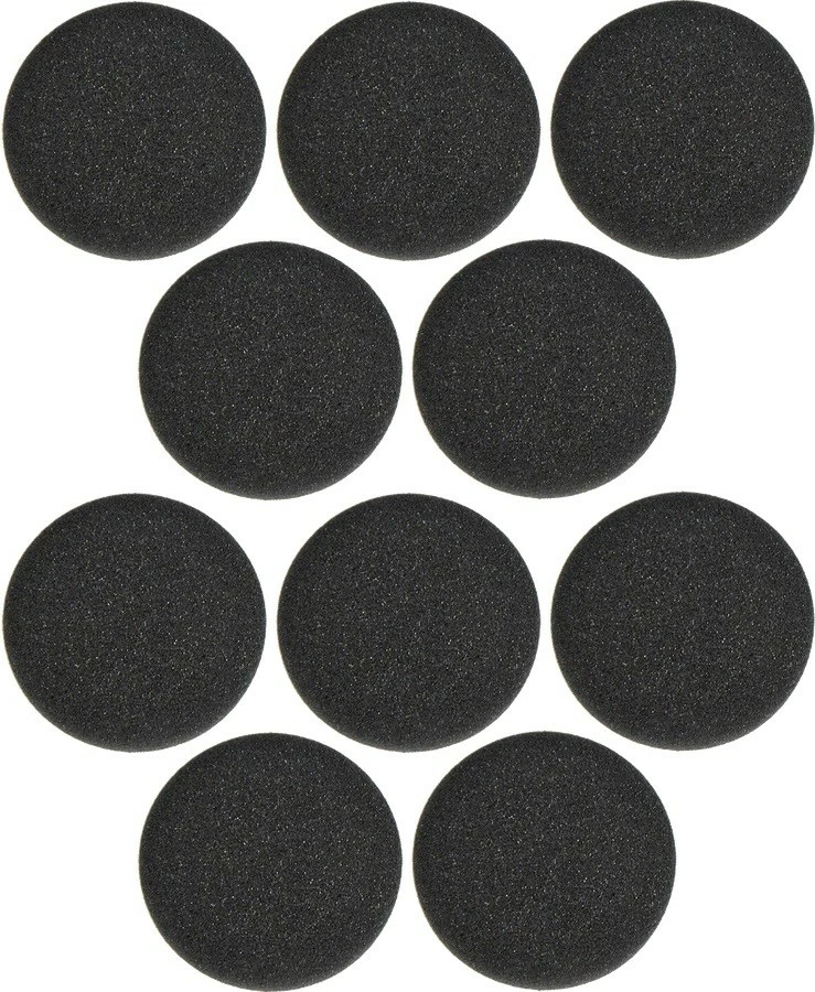 Jastëkë shkumë për veshë Jabra, 14101-45, për Evolve 20/30/40/65, 10 copë, zi, set