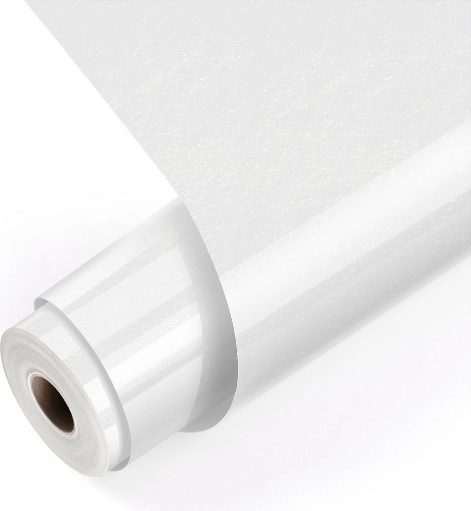 Folie për plotter LOKLiK Glitzer, 30,5 x 90 cm, e bardhë me shkëlqim