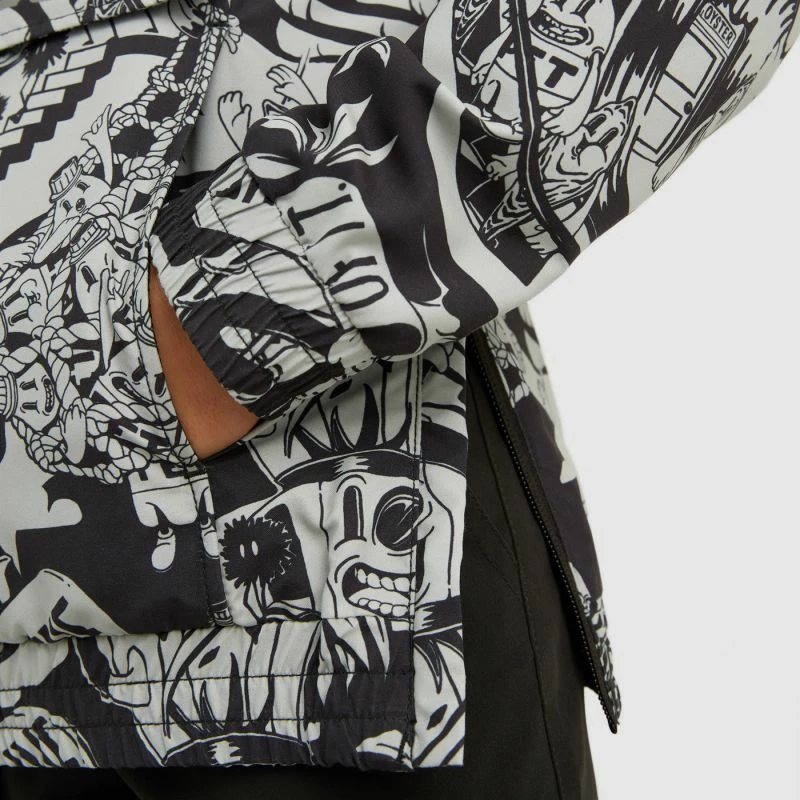 Jakne anorake për fëmijë O'Neill, të bardha e të zeza