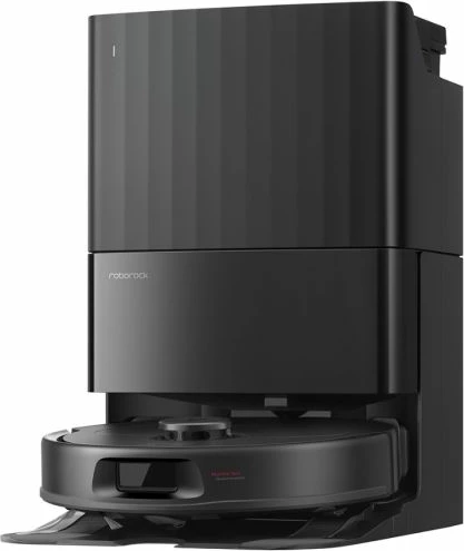Fshesë robotike ROBOROCK QR 798, stacion vetë-zbrazës dhe vetë-larës, 10000 Pa, e zezë