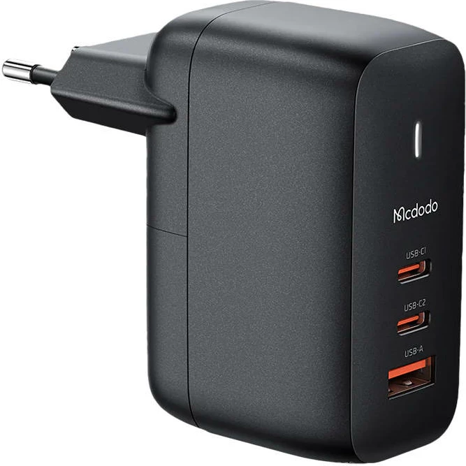 Karikues GaN Mcdodo CH-0291, 65W, 2x USB-C, USB-A, i zi