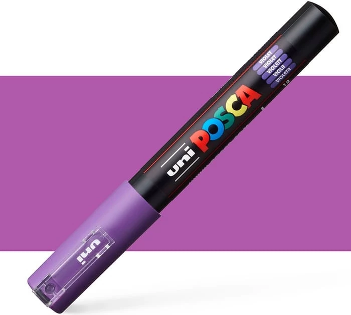 UNI POSCA Marker – Violet (Vjollcë)