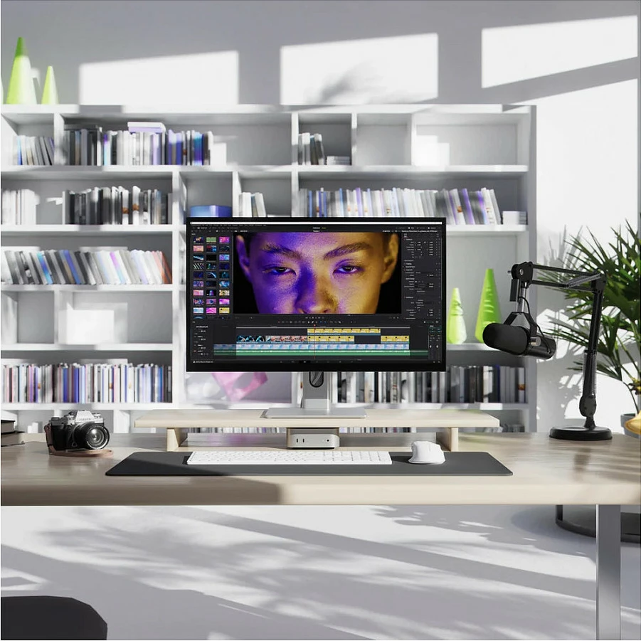 Monitor ALOGIC Clarity 5K Touch 27", 5120x2880, USB-C 65W, touchscreen, i zi/argjendtë