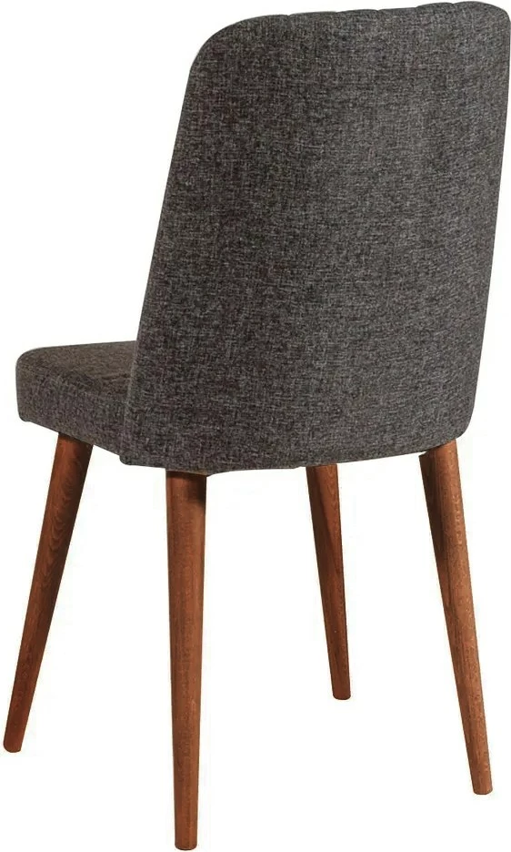 Set tavolinë me karrige dhe konsol, zgjatues, 6 pjesë, ngjyrë arrë dhe antracit, Vina 01 1053