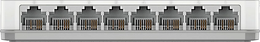 Switch D-Link DES-1008C, 8x Fast Ethernet 10/100, Desktop, unmanaged, i bardhë