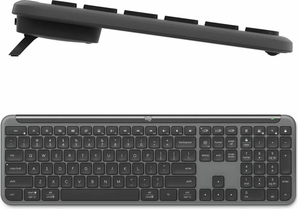 Set tastierë + Maus wireless Logitech Signature Slim Combo MK950, Logi Bolt/Bluetooth, full-size me numpad, Graphite
