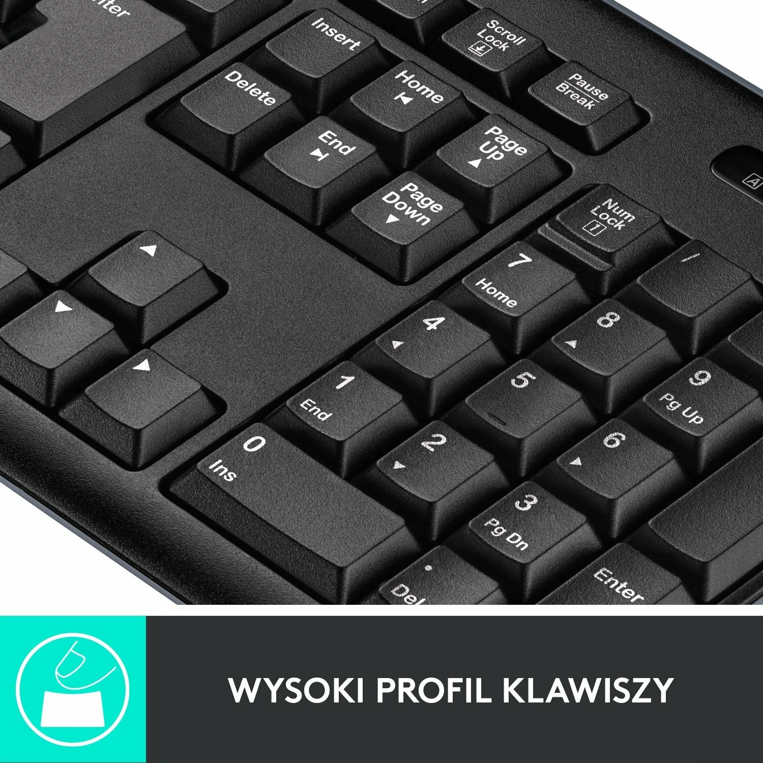 Set tastierë + Maus wireless Logitech MK270 (920-004508), US INTL, USB nano receiver, i zi