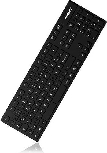 Tastierë industriale KeySonic KSK-8030IN, USB, 105 taste, UK QWERTY, IP68, e zezë
