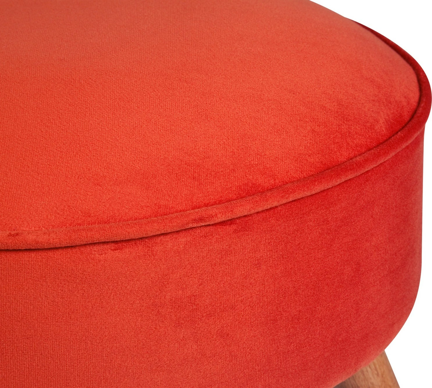 Puf Boyce, ngjyrë e kuqe qeramike, Atelier del Sofa