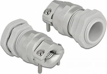 Glandë kablli DeLOCK PG13.5, IP68, 6-12 mm, drejt, metal/plastik, gri