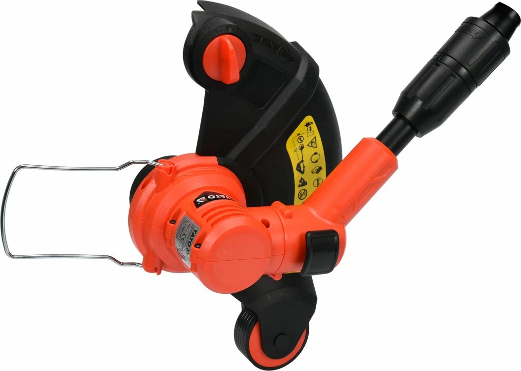 Trimer bari me bateri Yato YT-82830 18V 2Ah 30cm, set me bateri + karikues, kuqe/zezë