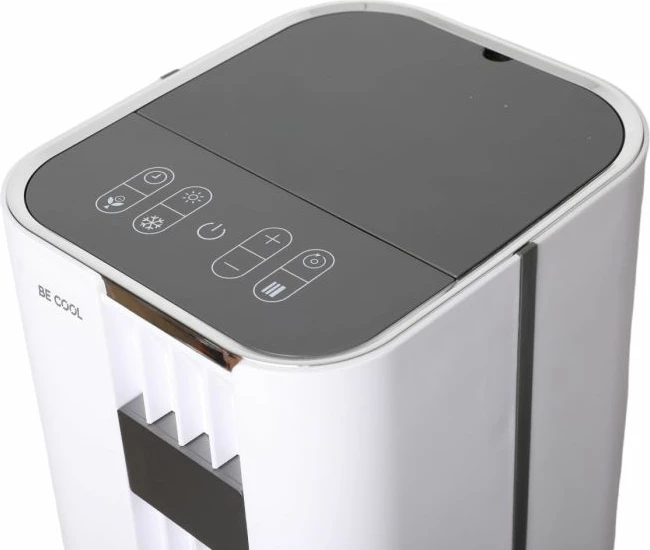 kuller ajri tower me ngrohje BECOOL BCTACHC4, depo uji 4.5L, 50W/3000W, timer 12h, i bardhë