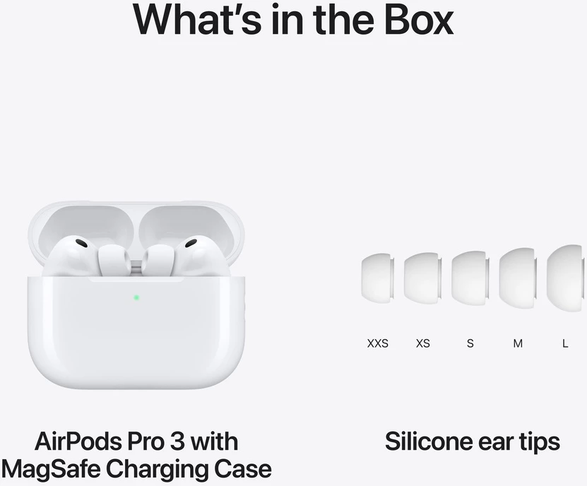Apple AirPods Pro3 with MagSafe Case (USB-C)
