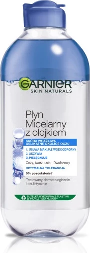 Ujë micelar pastrues për femra Garnier Skin Naturals me ekstrakt lule misri, 400ml