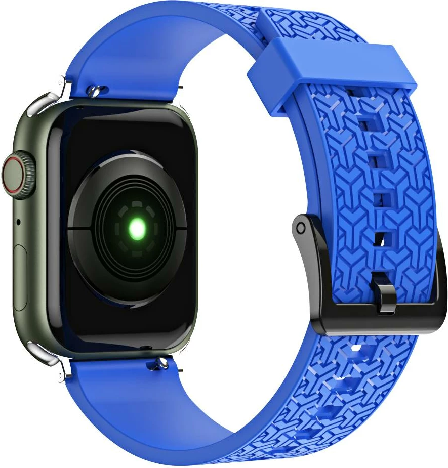 Rrip për smartwatch Hurtel Strap Y për Apple Watch 42/44/45mm, TPU, Blu