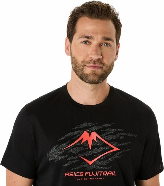 Maicë për meshkuj Asics, e zezë