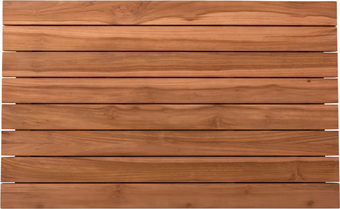 Sipërfaqe tavoline drejtkëndore, dru TEAK, ngjyrë natyrale, 130x80x4 cm