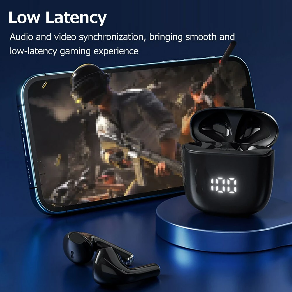 Dëgjuese Lenovo XT83 PRO LED, të zeza