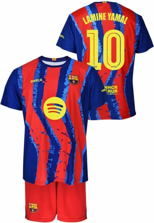 Set fanellë e shorce për fëmijë FC Barcelona Lamine Yamal BC59EY 2025/26