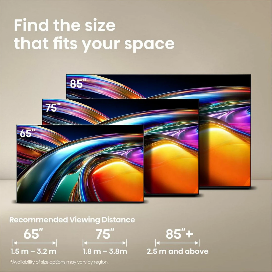 Televizor Smart Hisense 65UR9DS, 65" 4K RGB MiniLED, 170Hz, WiFi/Bluetooth, USB-C, i zi/gri