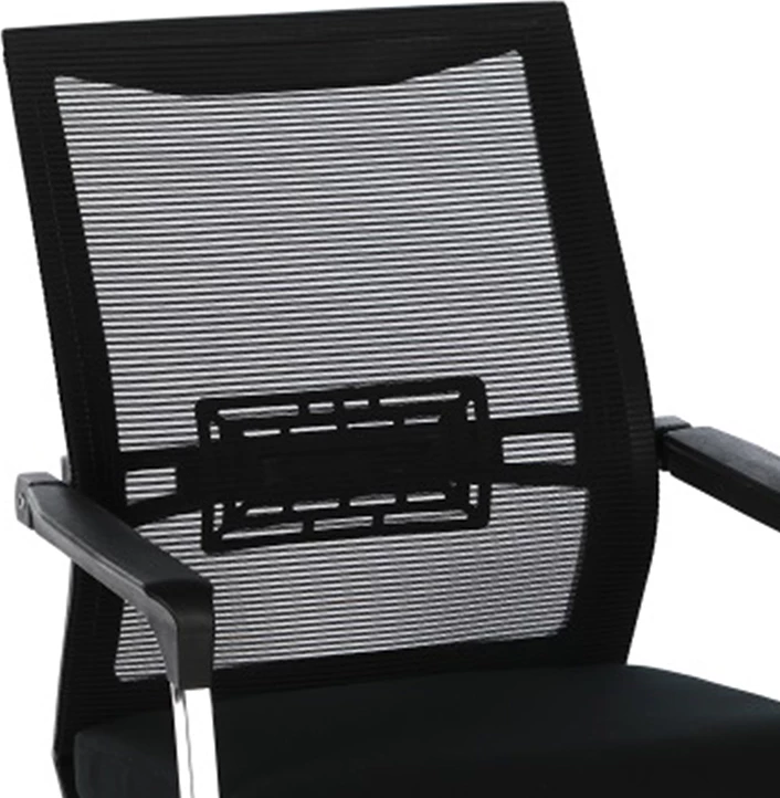 Karrige vizitori për zyre, kromatike,, metalike-me rrjetë, e zezë