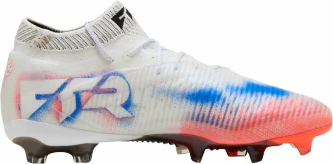 Atlete futbolli Puma për meshkuj, të bardha-portokalli