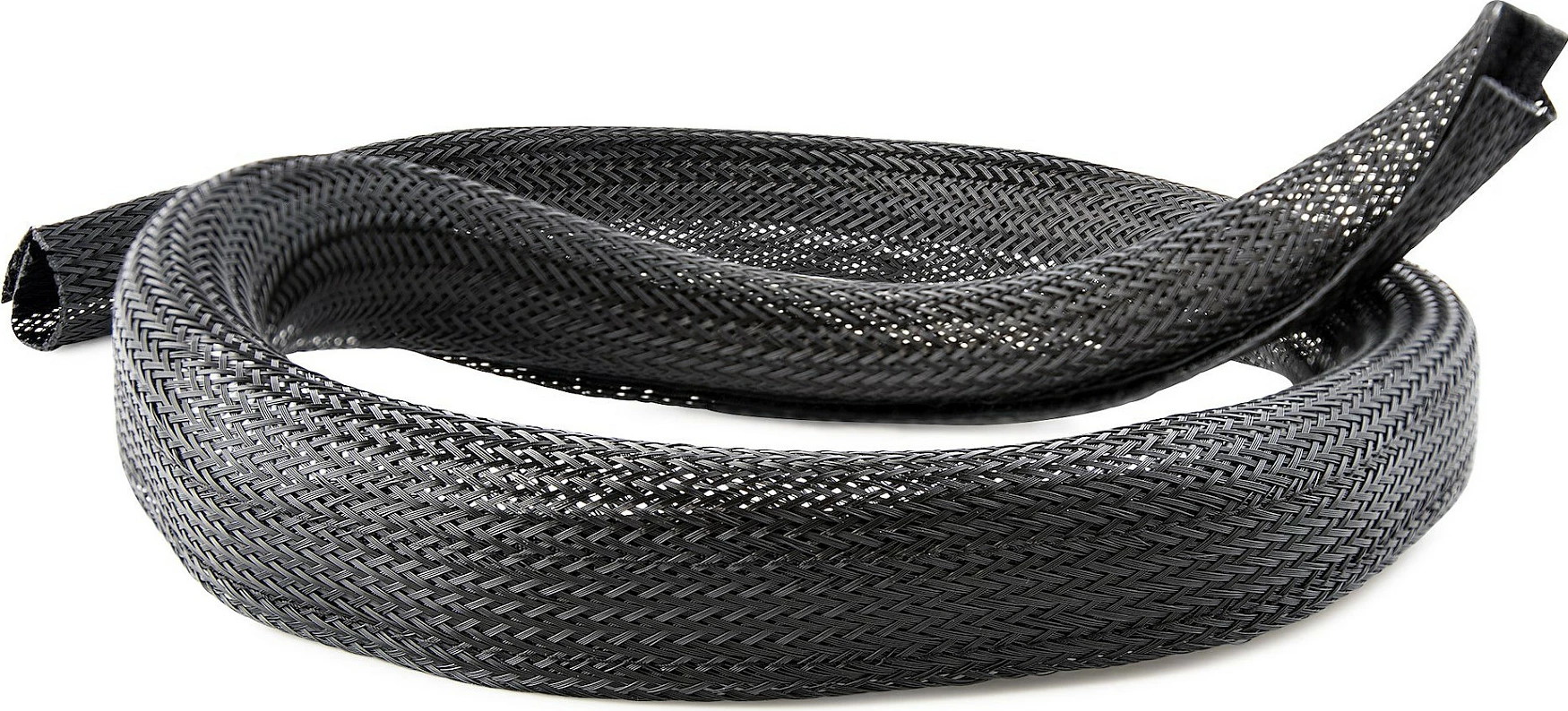Mbështjellës për menaxhim kabllosh StarTech WKSTNCMFLX, 3m, Ø3cm, rrjetë najlon/poliester, i zi