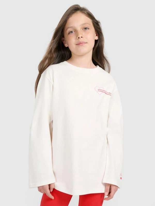 Maicë me mëngë të gjata oversized për fëmijë 4f [Madhësia: 134]