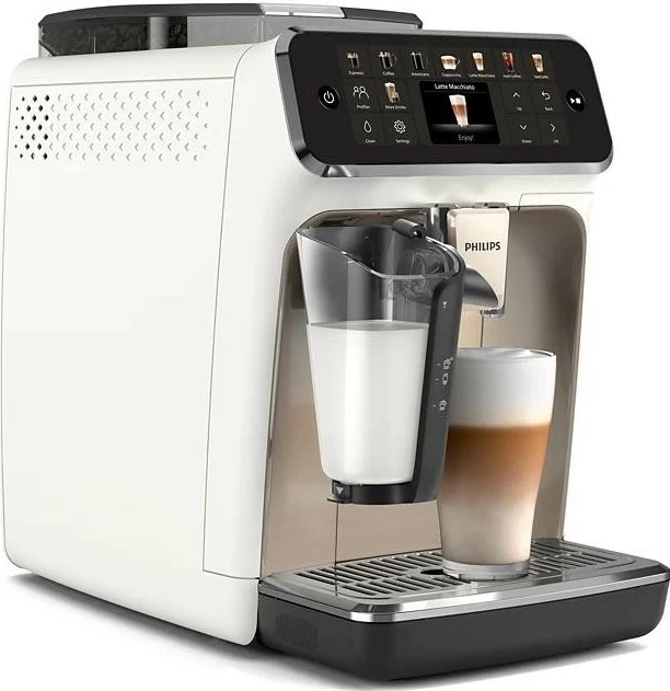Aparat kafeje Philips 5500 series EP5543/90, 1.8L, 1500W, i bardhë