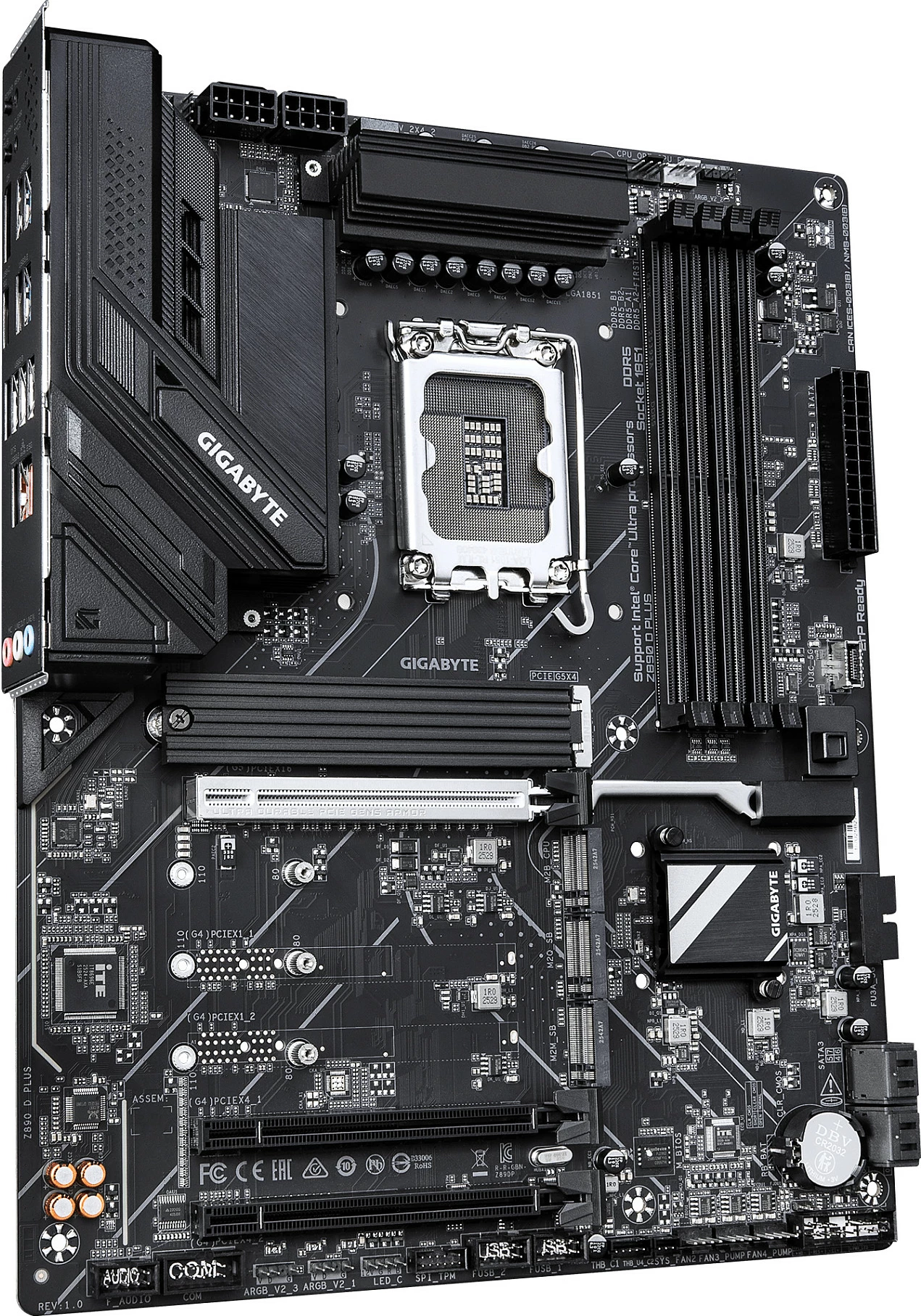 Pllakë amë Gigabyte Z890 D PLUS, Socket LGA1851, 1x DisplayPort