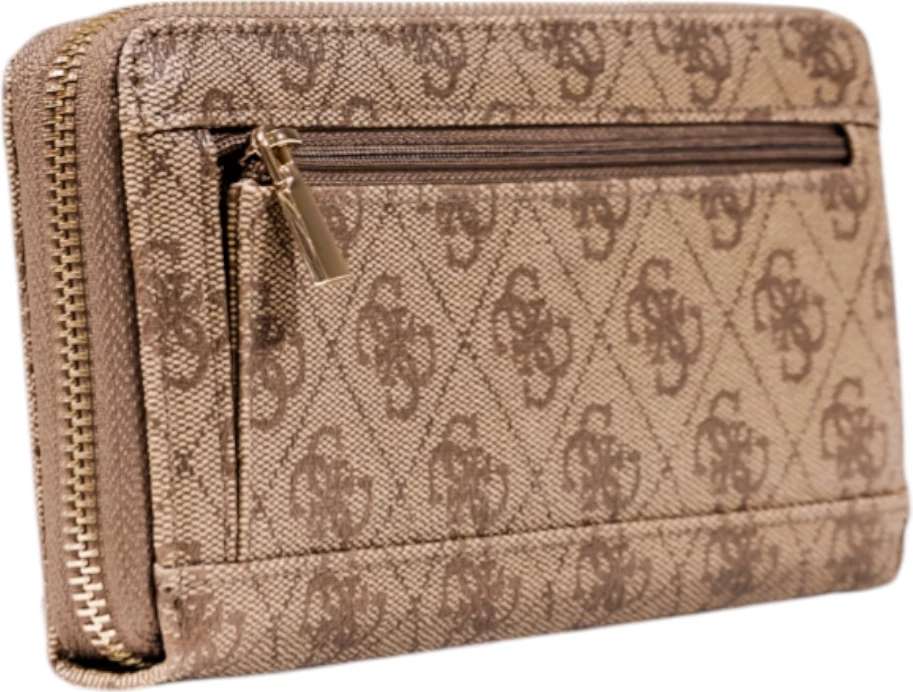 Portofol për femra Guess Laurel II SLG Large Zip Around SWSG74 59146, bezhë