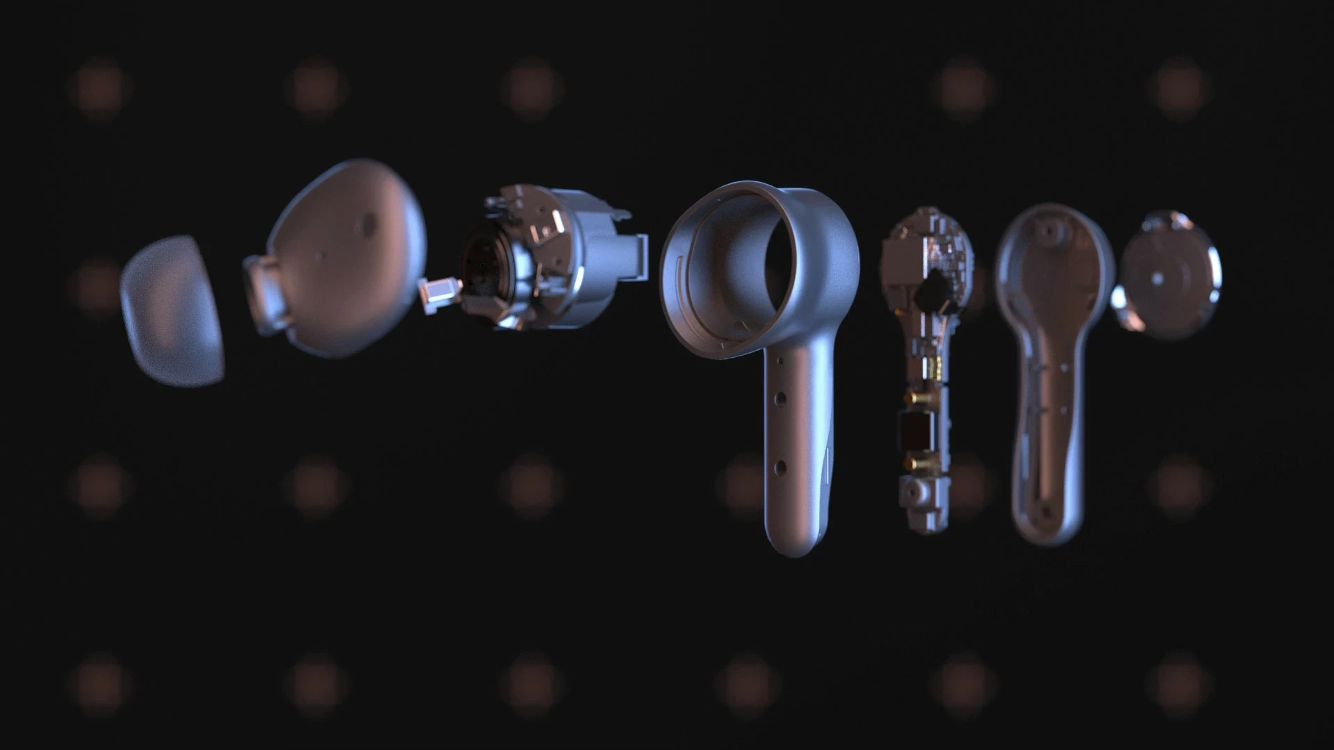 Kufje JBL Quantum TWS, Bluetooth + 2.4GHz, ANC, të zeza