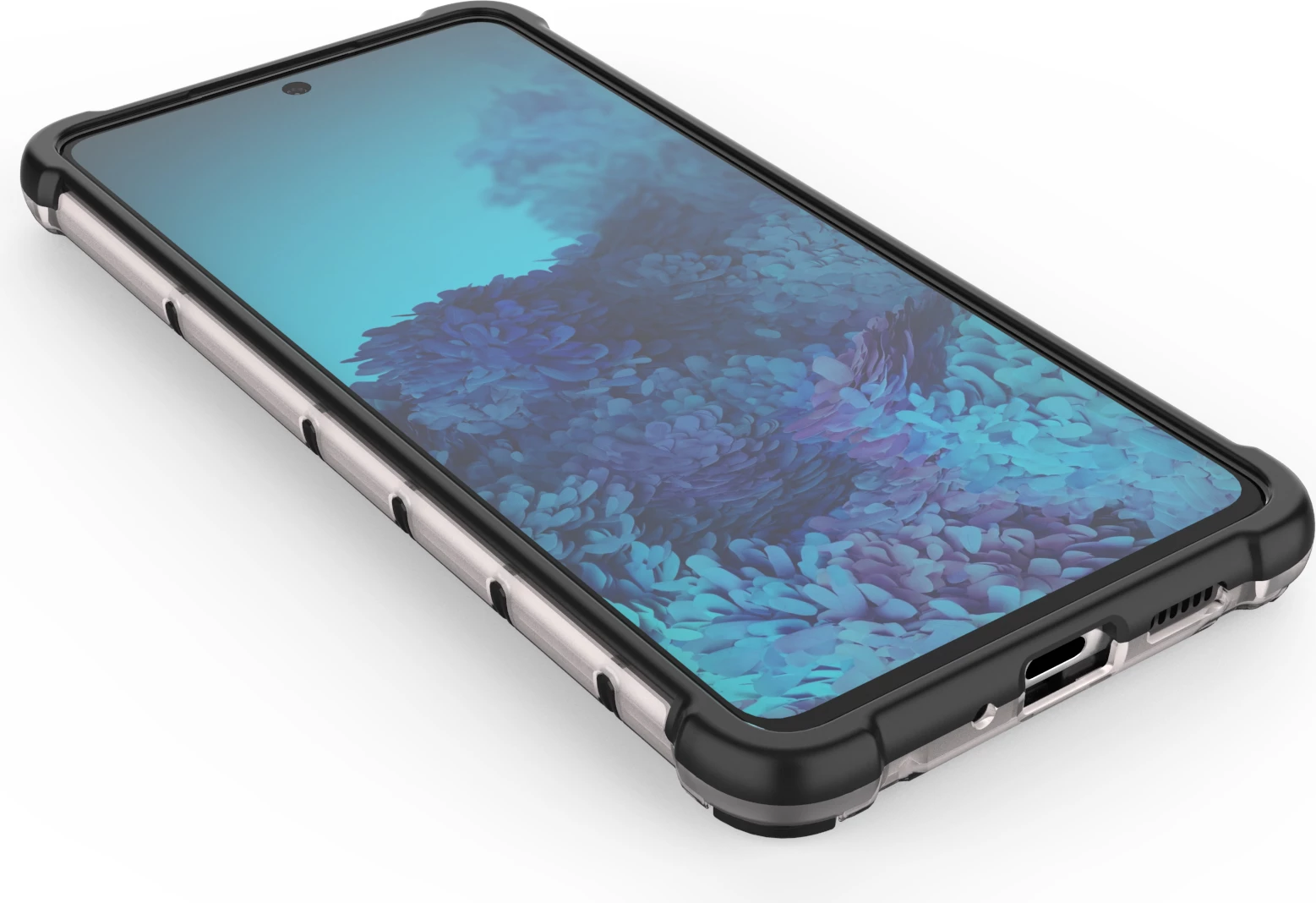 Mbështjellës Hurtel Honeycomb për Samsung Galaxy A73, transparent