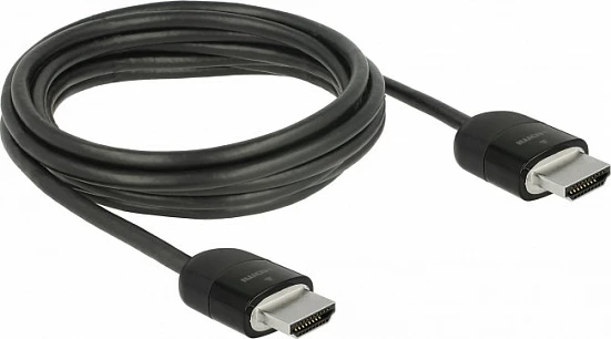 Kabllo HDMI DeLOCK 84965, 3m, 4K, 18 Gbps, ARC, e zezë